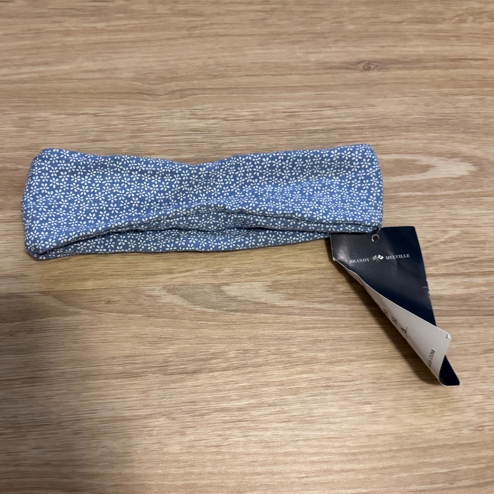 Brandy Melville Blue Floral Hairband